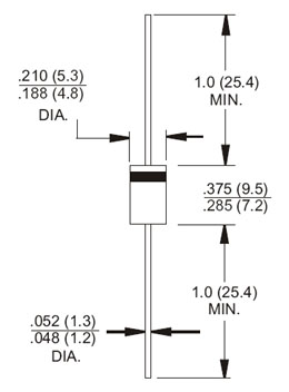 Schottky Barrier Rectifier - 1N5820 THRU 1N5822